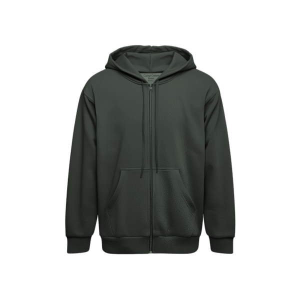 Zipper Hoodie - Army