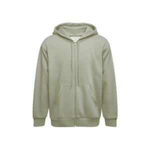 Zipper Hoodie - Beige