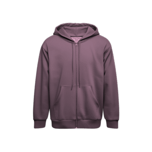 Zipper Hoodie - Dusty Pink
