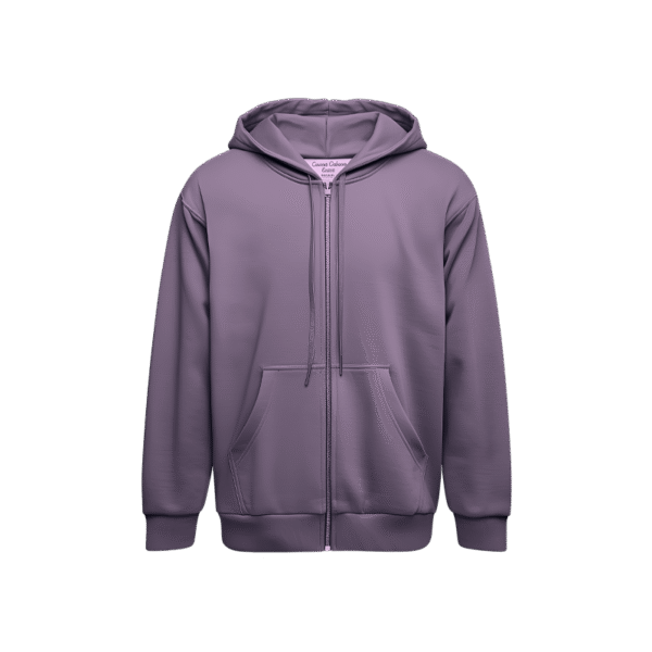 Zipper Hoodie - Elderberry