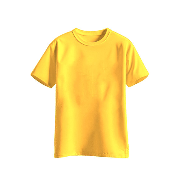 Kuning - Kaos Polos Premium Size Dewasa
