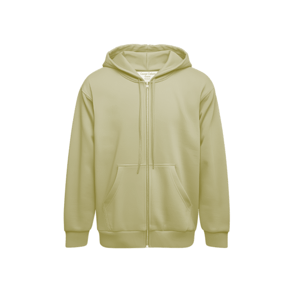 Zipper Hoodie - Latte