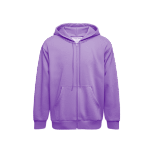 Zipper Hoodie - Lilac
