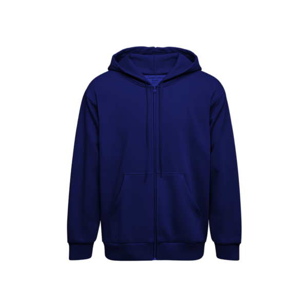 Zipper Hoodie - Navy
