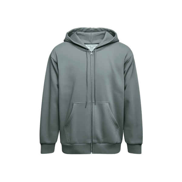Zipper Hoodie - Olive
