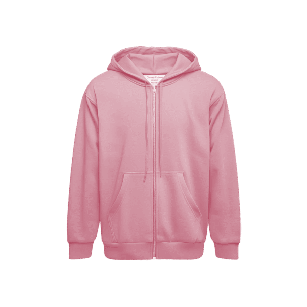 Zipper Hoodie - Peach