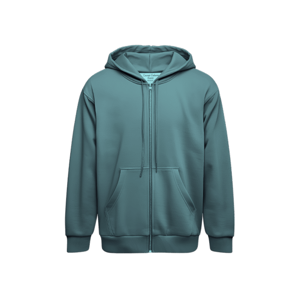Zipper Hoodie - Sage Green